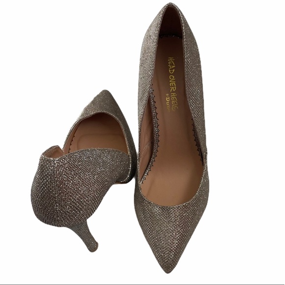 Dune London Two-Tone Silver/Gold Shoes EU 40 - Picture 2 of 6